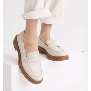 Madewell The Bradley Lug Sole Leather Loafers in Harvest Moon size 10.5